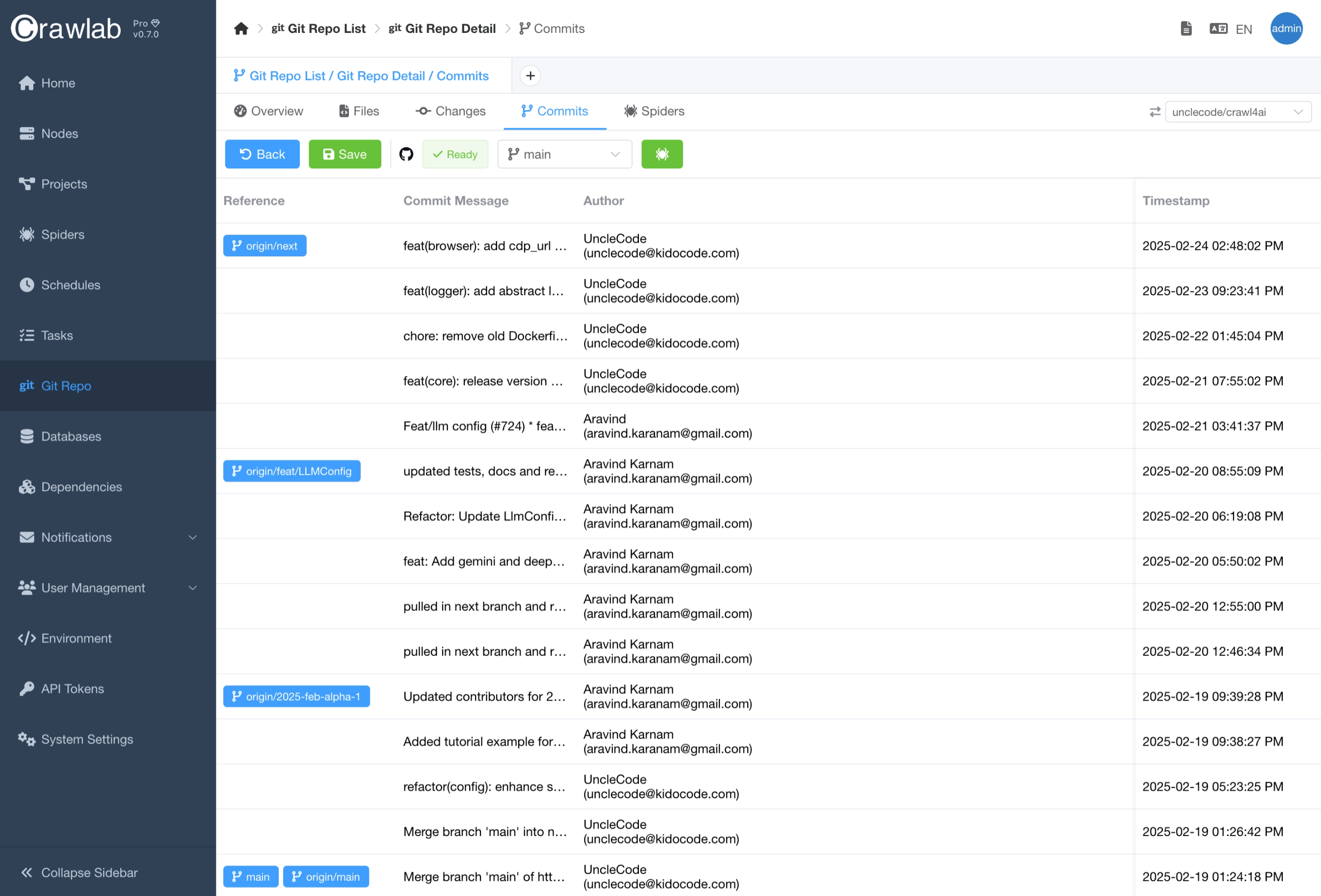Git Logs